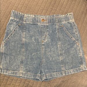 Girls Acid Wash Shorts